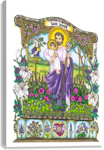 Canvas Print - St. Joseph by Brenda Nippert - Trinity Stores