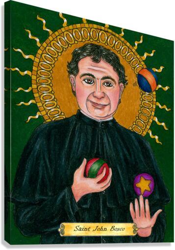 Canvas Print - St. John Bosco  by Brenda Nippert - Trinity Stores