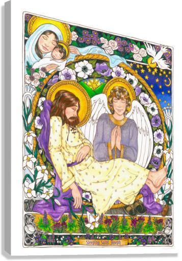 Canvas Print - St. Joseph Sleeping by Brenda Nippert - Trinity Stores