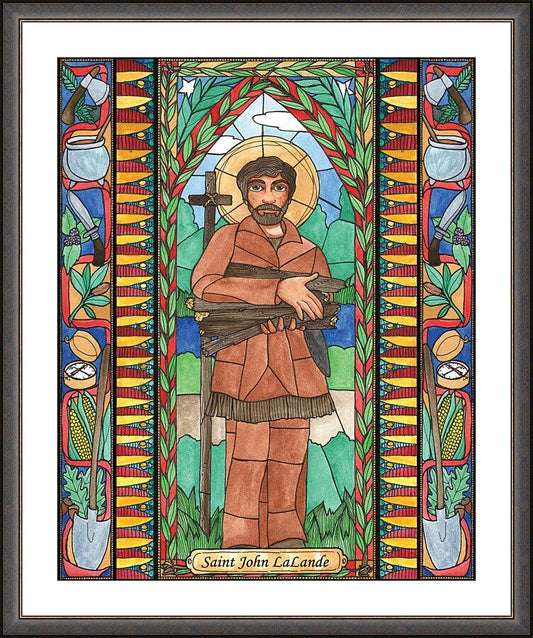 Wall Frame Espresso, Matted - St. John LaLande by Brenda Nippert - Trinity Stores