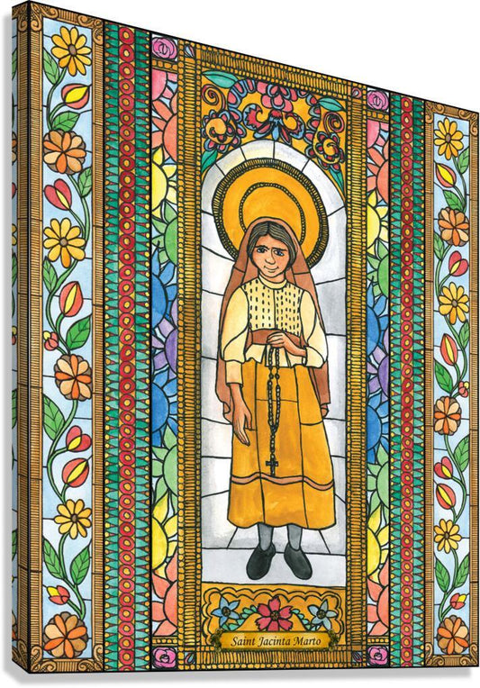 Canvas Print - St. Jacinta Marto by Brenda Nippert - Trinity Stores
