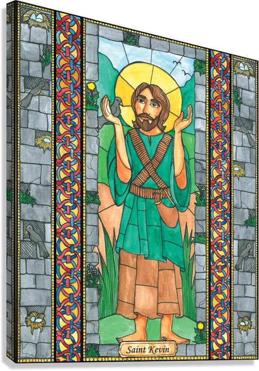 Canvas Print - St. Kevin by Brenda Nippert - Trinity Stores