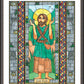Wall Frame Espresso, Matted - St. Kevin by Brenda Nippert - Trinity Stores