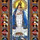 Wall Frame Black, Matted - Our Lady of Caridad del Cobre by Brenda Nippert - Trinity Stores