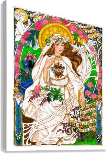 Canvas Print - Our Lady of Fatima by Brenda Nippert - Trinity Stores