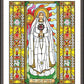 Wall Frame Espresso, Matted - Our Lady of Fatima by Brenda Nippert - Trinity Stores