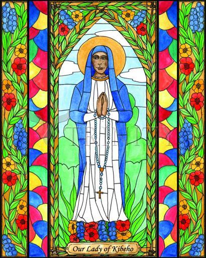 Acrylic Print - Our Lady of Kibeho by Brenda Nippert - Trinity Stores