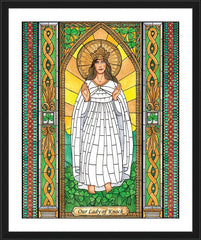 Wall Frame Black - Our Lady of Knock by B. Nippert