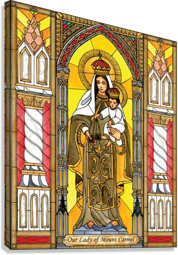 Canvas Print - Our Lady of Mt. Carmel by Brenda Nippert - Trinity Stores