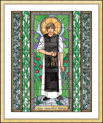 Wall Frame Gold - St. Leonard of Noblac by B. Nippert