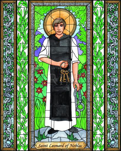 Acrylic Print - St. Leonard of Noblac by B. Nippert