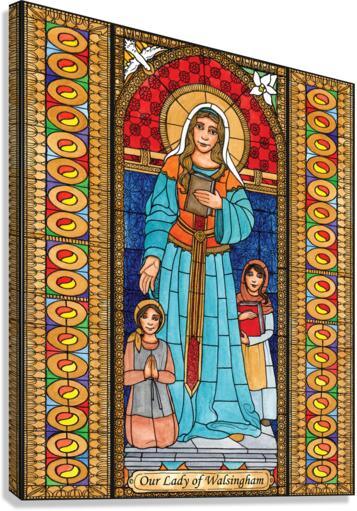 Canvas Print - Our Lady of Walsingham by Brenda Nippert - Trinity Stores
