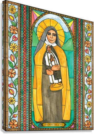 Canvas Print - St. Maria Lucia of Jesus by Brenda Nippert - Trinity Stores