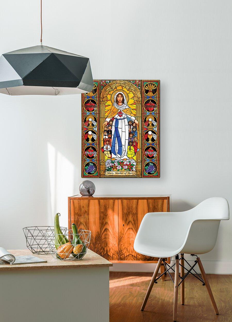 Metal Print - Mary, Mother of Mercy by Brenda Nippert - Trinity Stores