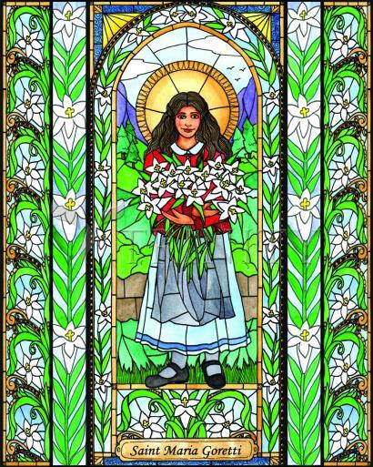 Canvas Print - St. Maria Goretti by Brenda Nippert - Trinity Stores