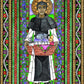 Wall Frame Espresso, Matted - St. Martin de Porres by Brenda Nippert - Trinity Stores