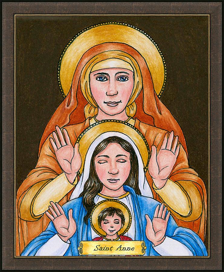 Wall Frame Espresso - St. Anne by Brenda Nippert - Trinity Stores