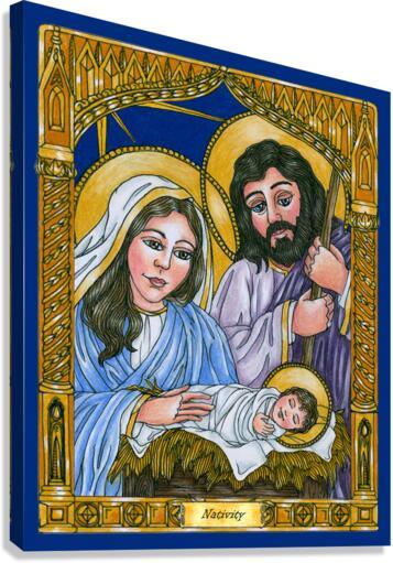 Canvas Print - Nativity by Brenda Nippert - Trinity Stores