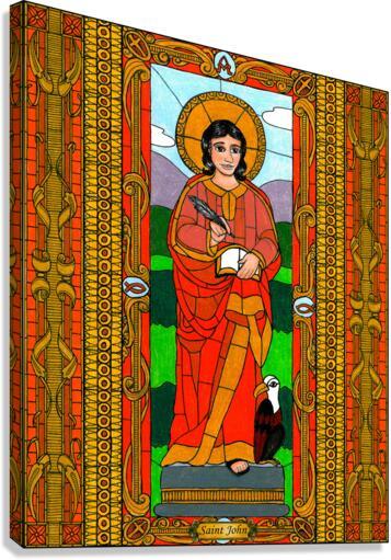 Canvas Print - St. John the Evangelist by Brenda Nippert - Trinity Stores