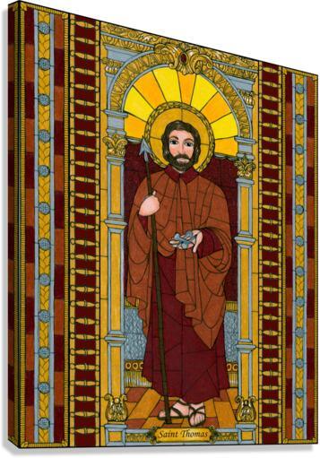 Canvas Print - St. Thomas the Apostle by Brenda Nippert - Trinity Stores