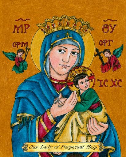 Canvas Print - Our Lady of Perpetual Help by Brenda Nippert - Trinity Stores