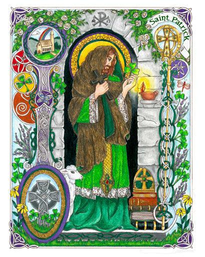 Metal Print - St. Patrick by Brenda Nippert - Trinity Stores