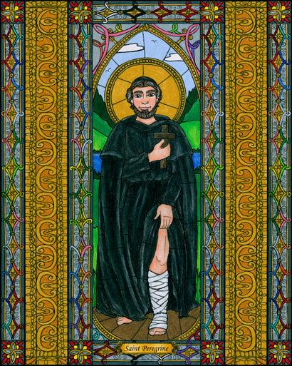 Acrylic Print - St. Peregrine by Brenda Nippert - Trinity Stores