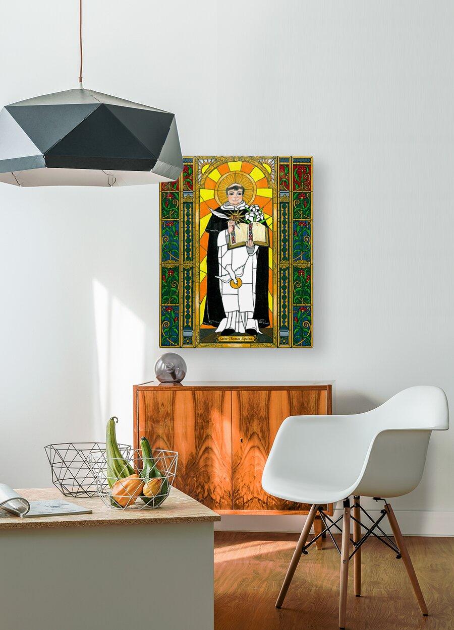 Metal Print - St. Thomas Aquinas by Brenda Nippert - Trinity Stores