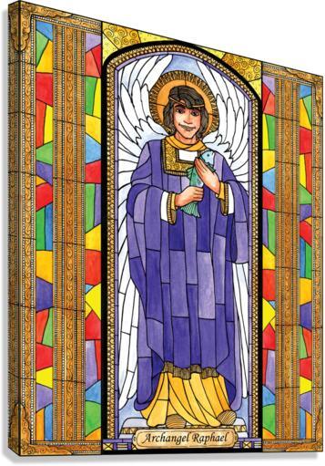 Canvas Print - St. Raphael Archangel by Brenda Nippert - Trinity Stores