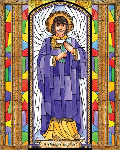 Acrylic Print - St. Raphael Archangel by Brenda Nippert - Trinity Stores
