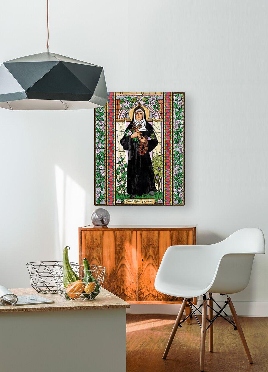 Acrylic Print - St. Rita of Cascia by Brenda Nippert - Trinity Stores