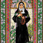 Wall Frame Gold, Matted - St. Rita of Cascia by Brenda Nippert - Trinity Stores