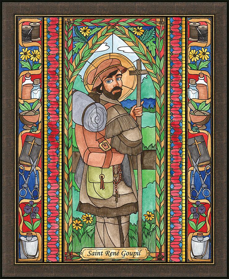 Wall Frame Espresso - St. Rene Goupil by Brenda Nippert - Trinity Stores