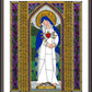 Wall Frame Espresso, Matted - Our Lady of Sorrows by Brenda Nippert - Trinity Stores