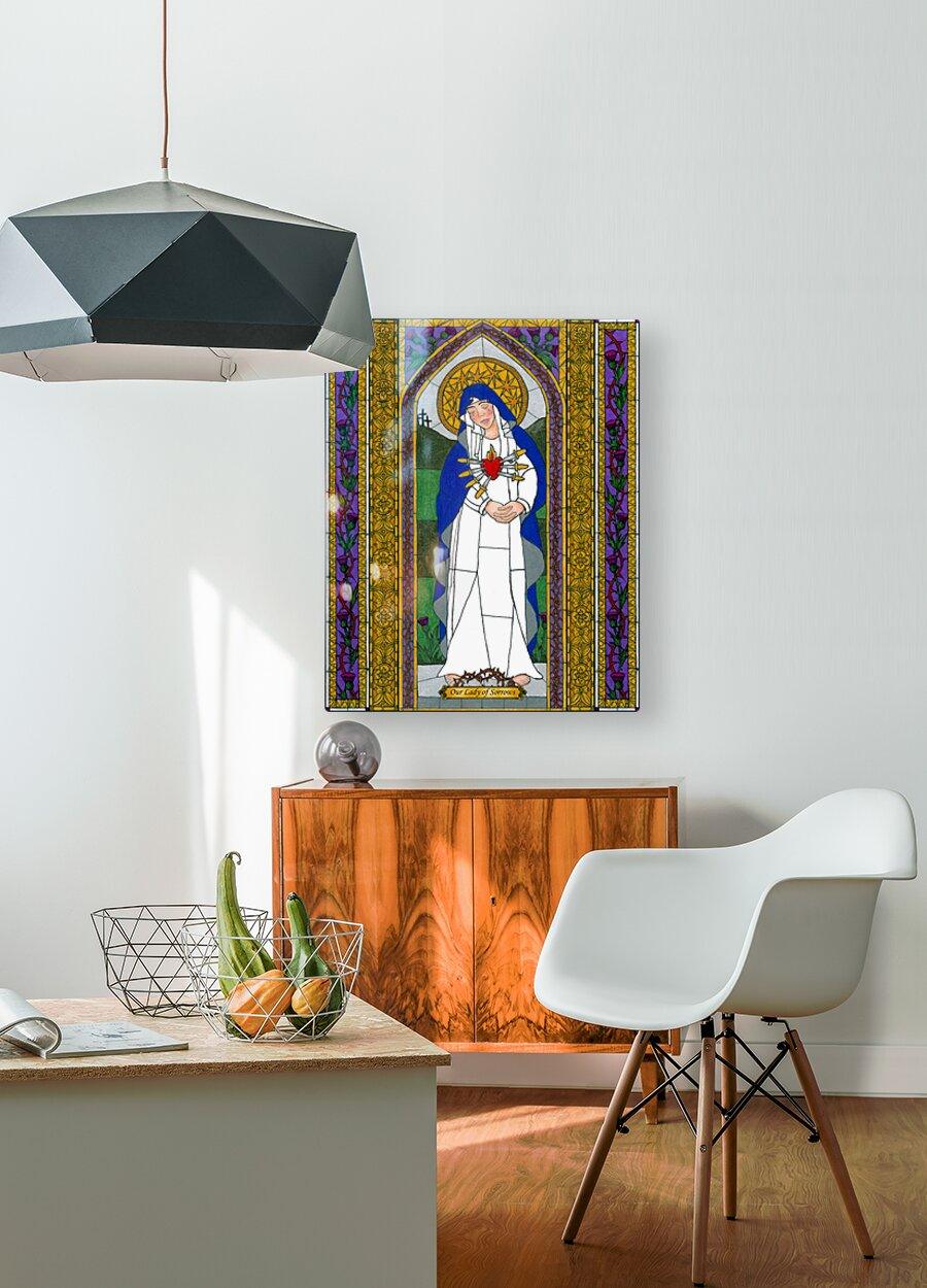 Acrylic Print - Our Lady of Sorrows by Brenda Nippert - Trinity Stores