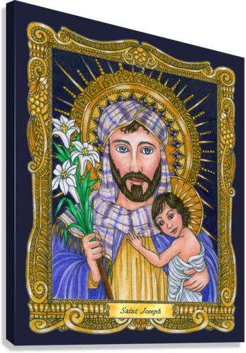 Canvas Print - St. Joseph by Brenda Nippert - Trinity Stores