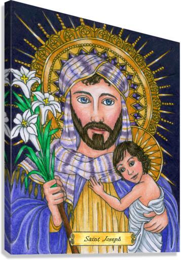 Canvas Print - St. Joseph by Brenda Nippert - Trinity Stores