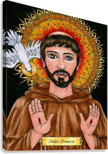 Canvas Print - St. Francis of Assisi by Brenda Nippert - Trinity Stores