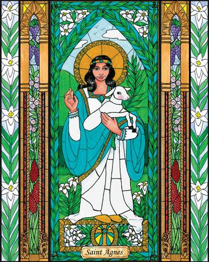 Metal Print - St. Agnes by Brenda Nippert - Trinity Stores