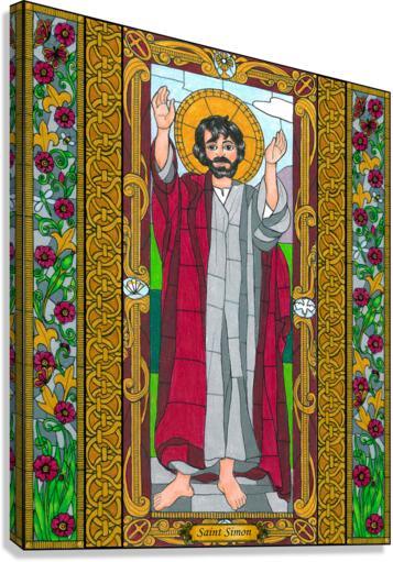 Canvas Print - St. Simon the Apostle by Brenda Nippert - Trinity Stores