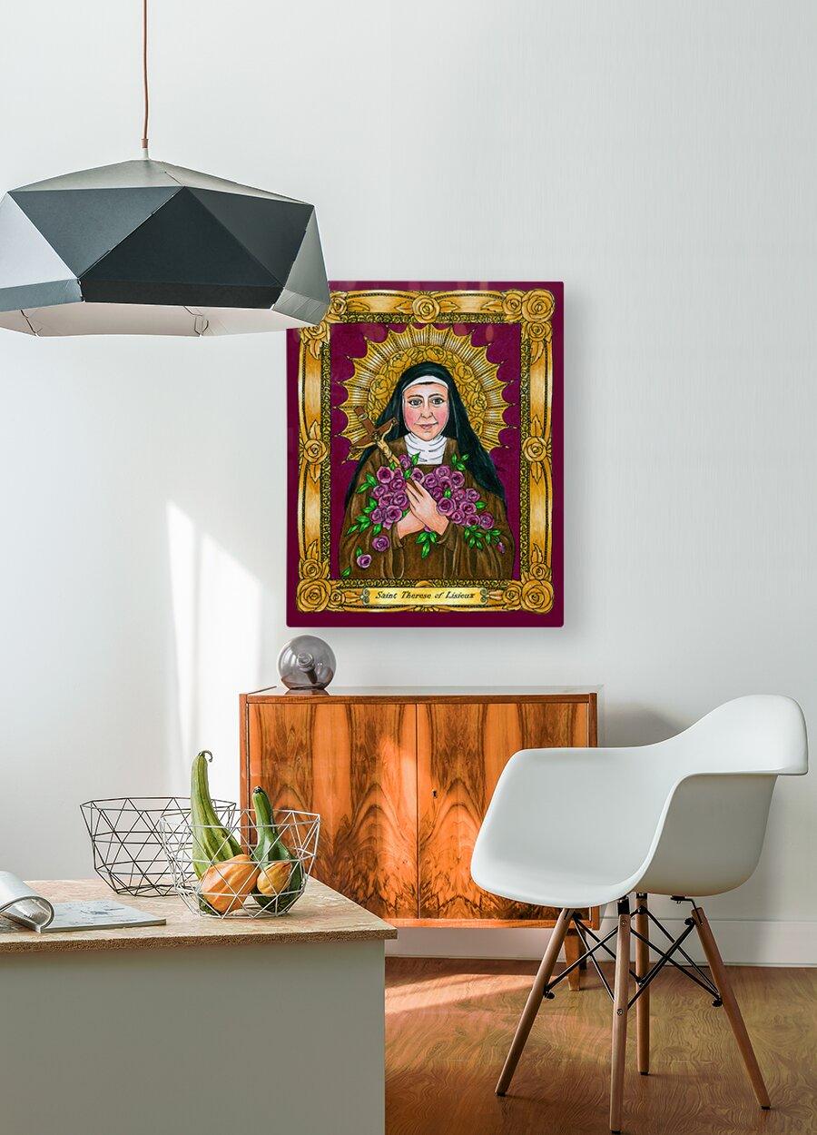 Metal Print - St. Thérèse  of Lisieux by Brenda Nippert - Trinity Stores