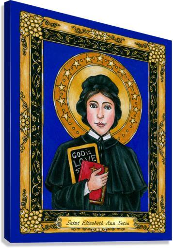 Canvas Print - St. Elizabeth Ann Seton by Brenda Nippert - Trinity Stores