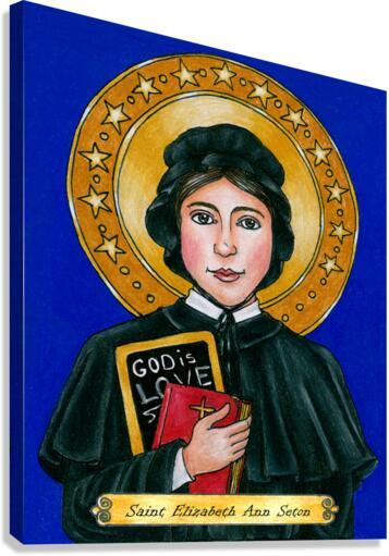 Canvas Print - St. Elizabeth Ann Seton by Brenda Nippert - Trinity Stores