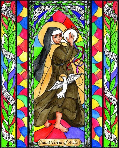 Acrylic Print - St. Teresa of Avila by Brenda Nippert - Trinity Stores