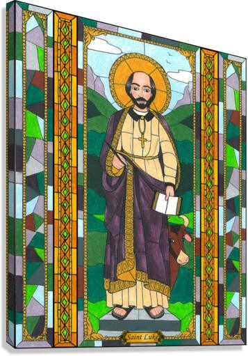 Canvas Print - St. Luke the Evangelist by Brenda Nippert - Trinity Stores