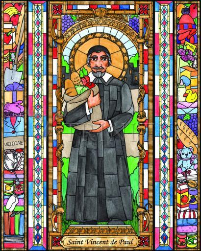 Acrylic Print - St. Vincent de Paul by Brenda Nippert - Trinity Stores