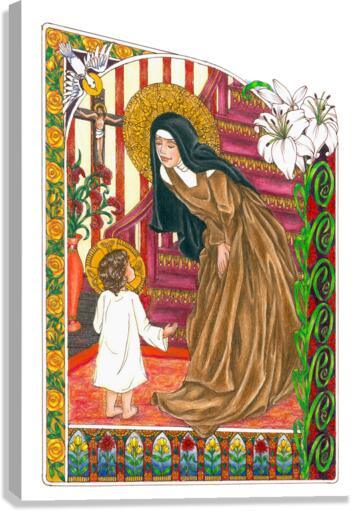 Canvas Print - St. Teresa of Avila  by Brenda Nippert - Trinity Stores