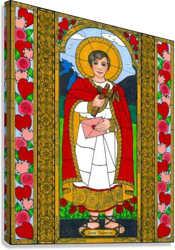 Canvas Print - St. Valentine by Brenda Nippert - Trinity Stores