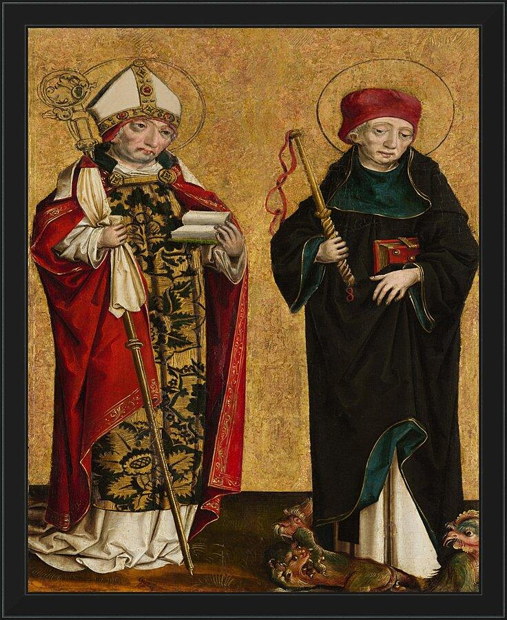 Wall Frame Black - Sts. Adalbert and Procopius by Museum Art - Trinity Stores