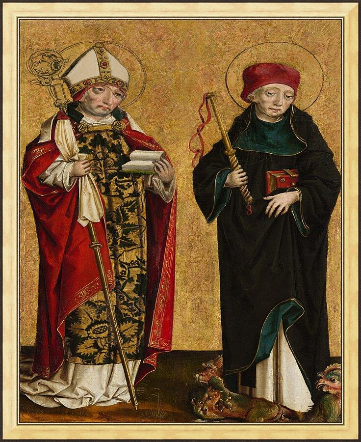 Wall Frame Gold - Sts. Adalbert and Procopius by Museum Art - Trinity Stores